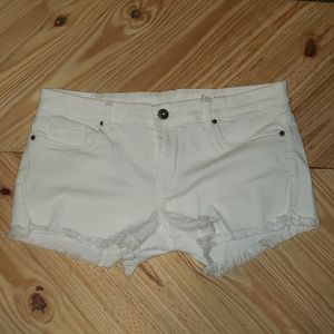 COPY - Blank NYC white denim cutoff shorts size 30